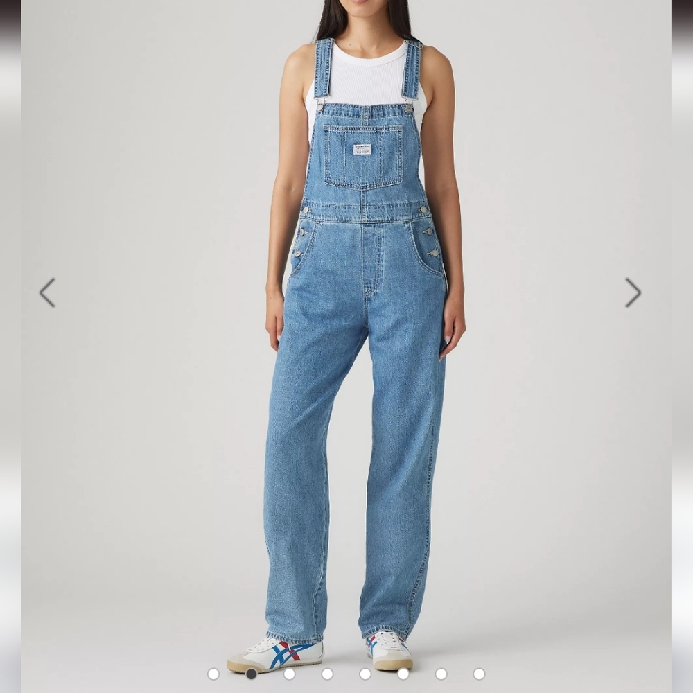 Signature by Levi Strauss Light Blue Denim Overalls